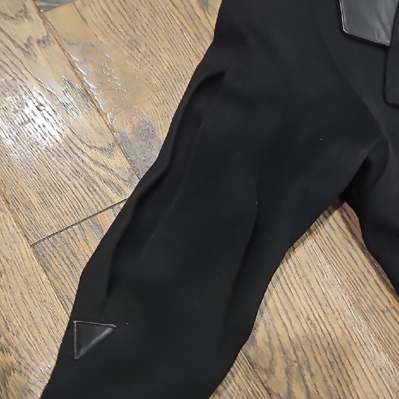 VINTAGE Black Double-Breasted Women's Coat - Picture 3 of 10